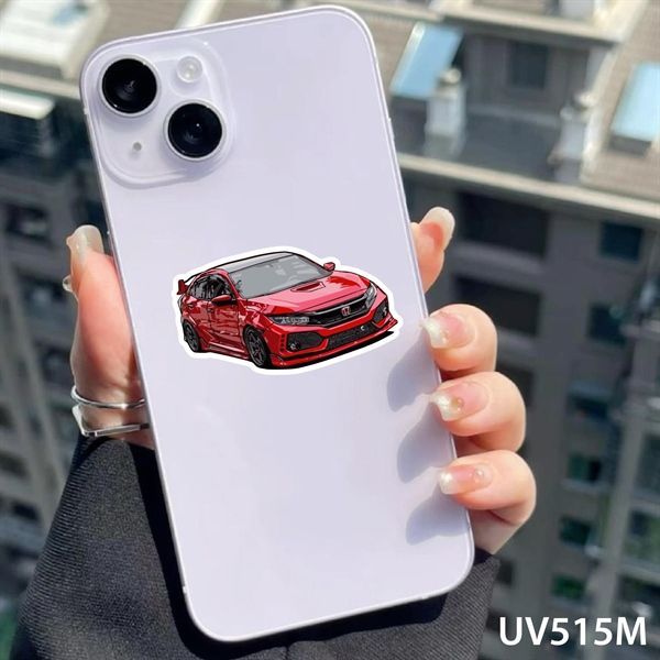 Decal UV Ferrari trang trí mô hình - điện thoại - laptop - máy tính - nón - ly - chống uv kích thước 5 x 5cm Autono1 UV515