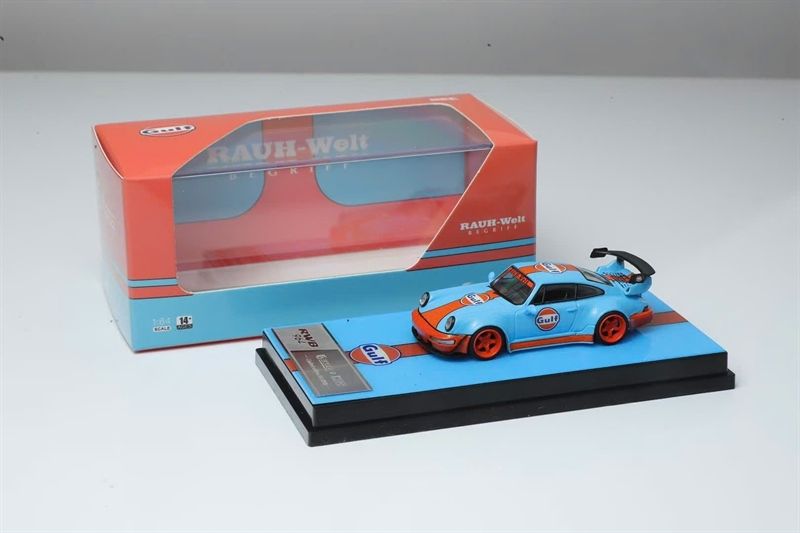 Mô hình xe Porsche 964 - 993 RWB Rauh Welt Begriff bản sự kiện HEC tỉ lệ 1:64 ECODE OT64308