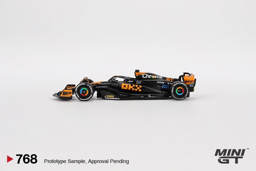 Mô hình xe McLaren MCL60 #81 Oscar Piastri 2023 F1 2023 Japanese GP 3rd Place tỉ lệ 1:64 MiniGT MGT00768-CH
