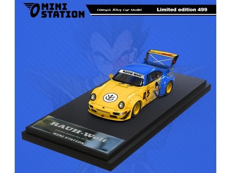 Mô hình xe Porsche Rauh Welt RWB964 custom Dragon ball