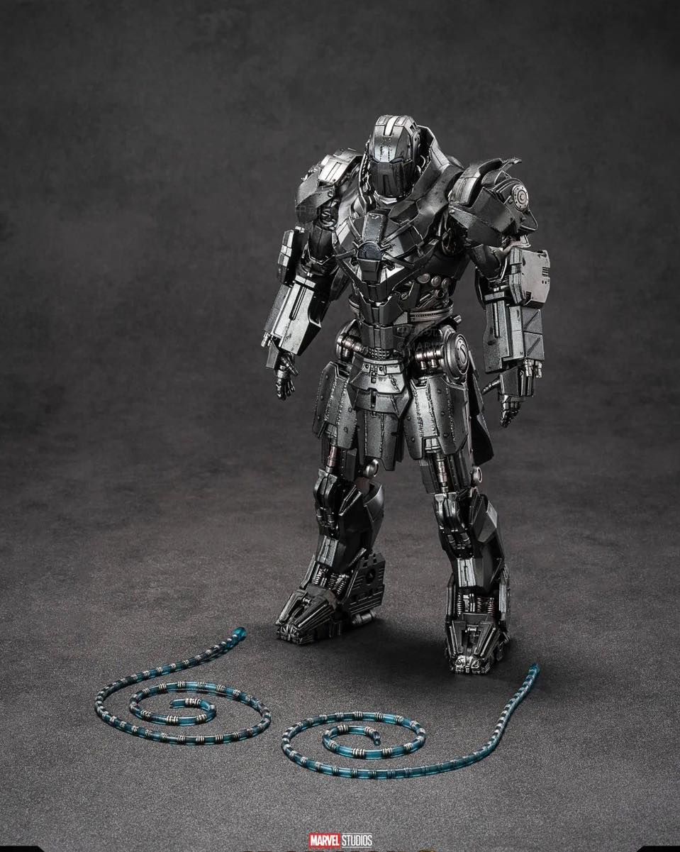 Mô hình nhân vật Marvel Whiplash Blacklash Marvel - MK2 có đèn Iron man 2 SHF tỉ lệ 1:10 23CM ZD Toys FG263