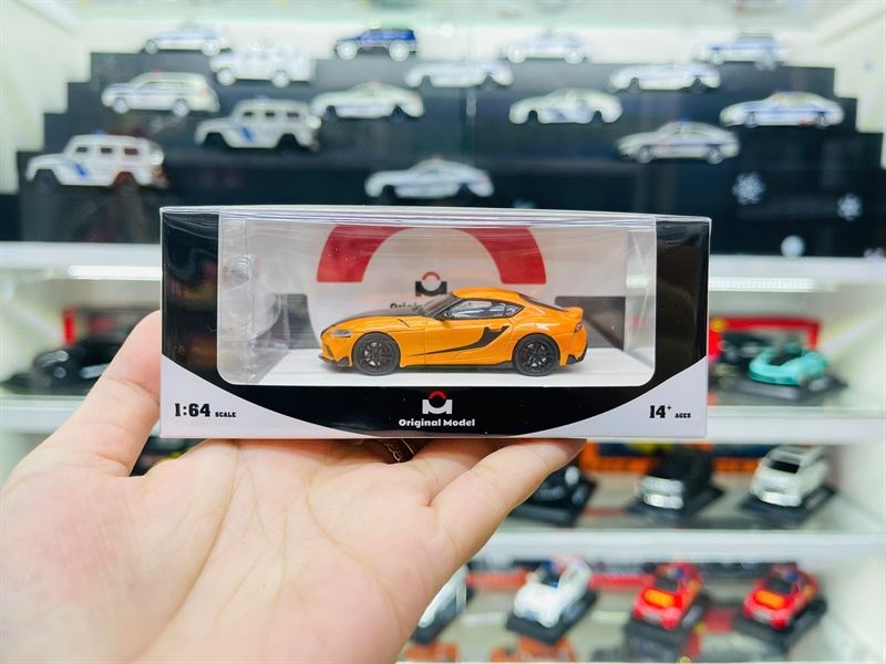 Mô hình xe Toyota Supra Speed and Passion Coating tỉ lệ 1:64 Original Model OM647401