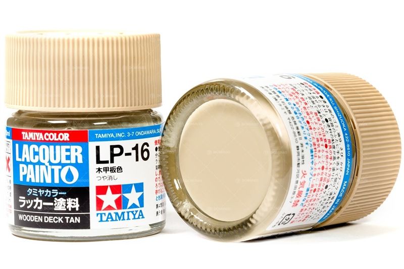 Lacquer lp16 Wooden deck tan sơn mô hình màu da 10ml Tamiya 82116