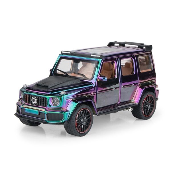 Mô hình xe Mercedes-Benz Brabus G800 phiên bản màu mạ có đế tỉ lệ 1:32 Miniauto OT32022