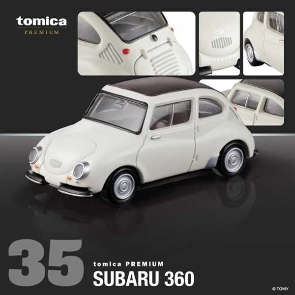 Mô hình xe Subaru 360 white No.35 tỉ lệ 1:64 Tomica Premium 933892