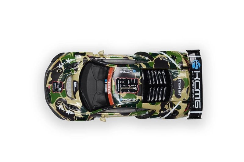 Mô hình xe Honda Acura NSX GT3 Bape hộp mica tỉ lệ 1:64 Poprace OT64299
