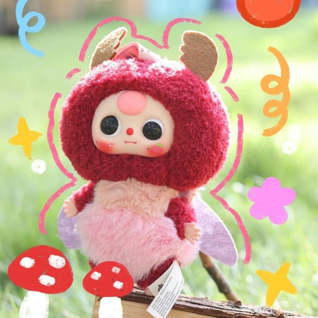 Blind box hộp mù Baby Three Côn Trùng Elf Series Vinyl Face - Tiểu Linh Linh Series Blind box chính hãng BL011