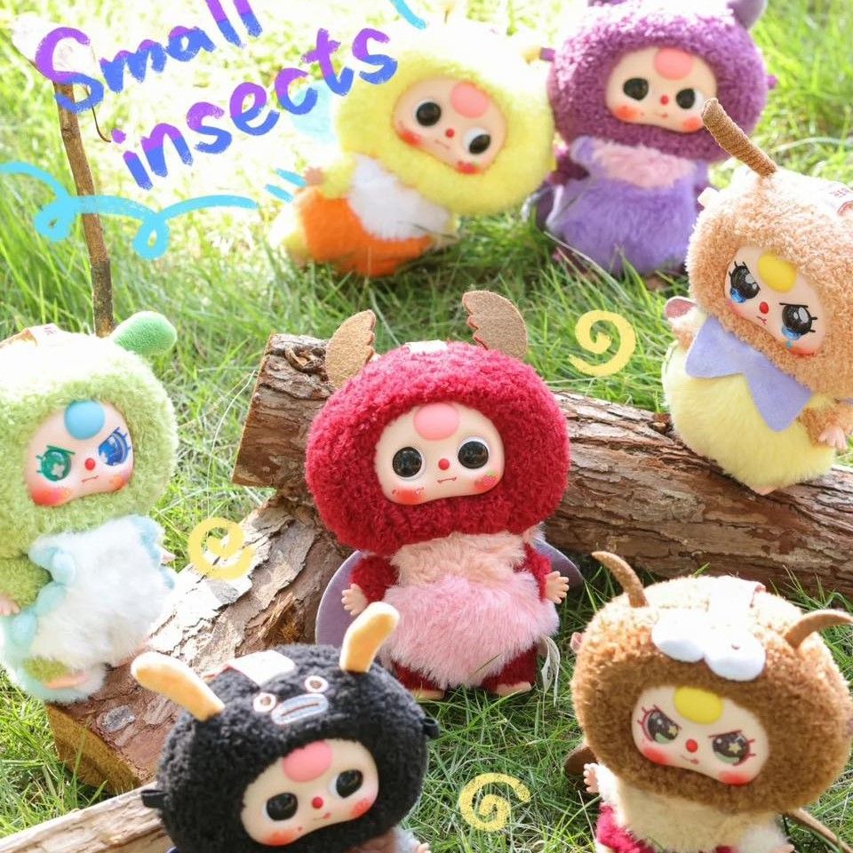 Blind box hộp mù Baby Three Côn Trùng Elf Series Vinyl Face - Tiểu Linh Linh Series Blind box chính hãng BL011