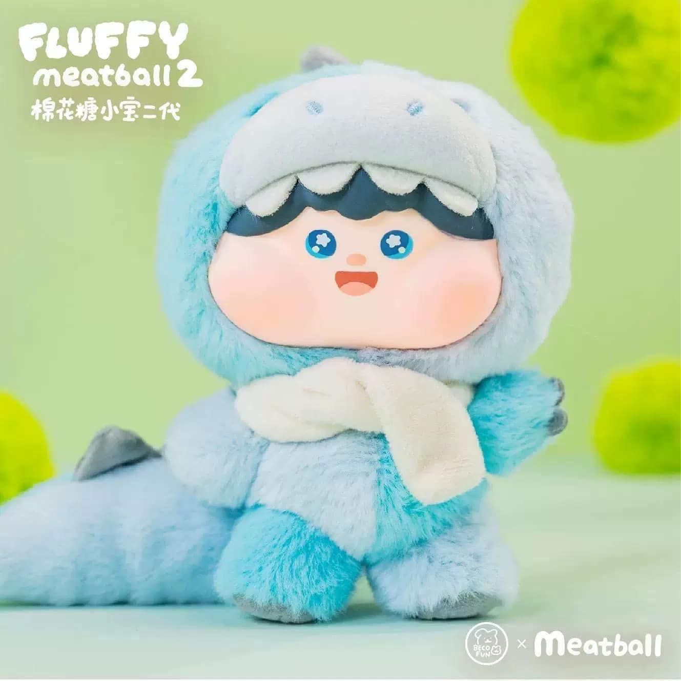 Blind box hộp mù The Fluffy Meatball V2 Cute Plush Blind box chính hãng BecoFun BL017