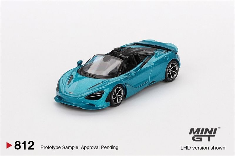 Mô hình xe McLaren 750S Spider Belize Blue tỉ lệ 1:64 MiniGT MGT00812-CH