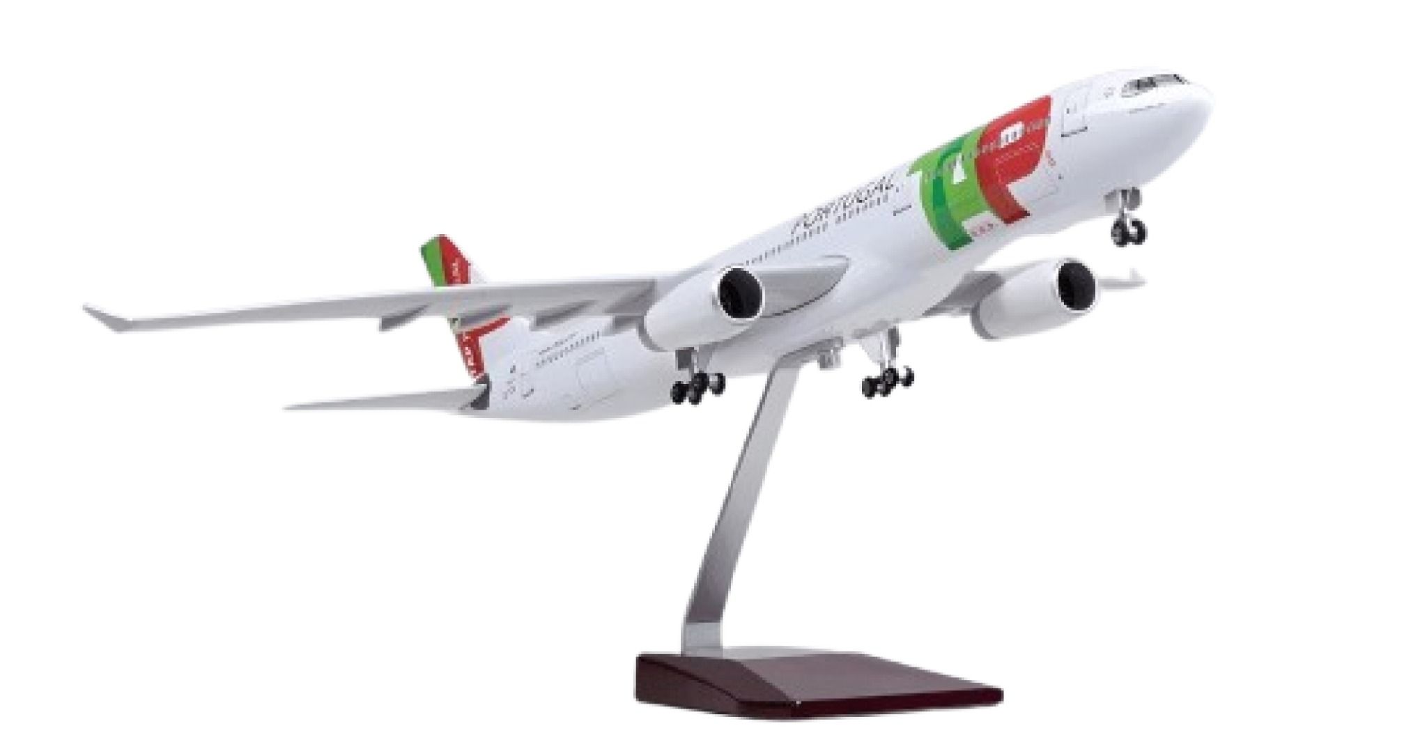 Mô hình máy bay Air Portugal Airbus A330 47cm có đèn led tự động theo tiếng vỗ tay hoặc chạm MB47080