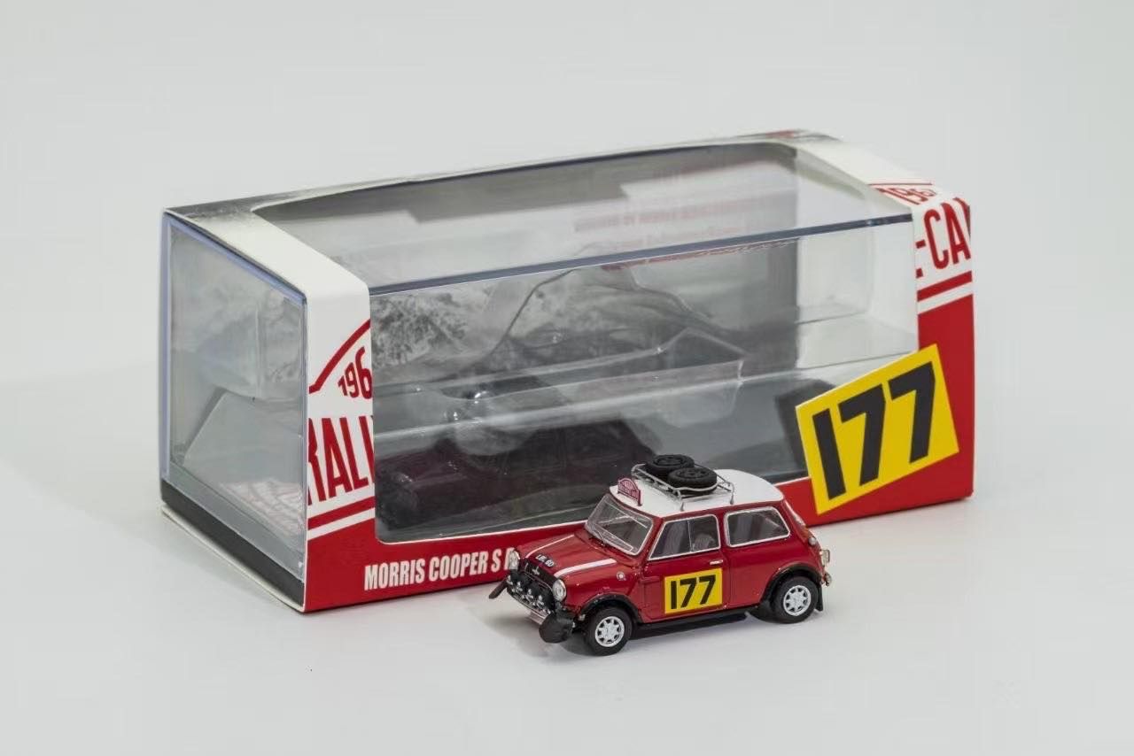 Mô hình xe Mini Cooper S Rally Automobile Monte-Carlo series tỉ lệ 1:64 GCD x Rally OT64255
