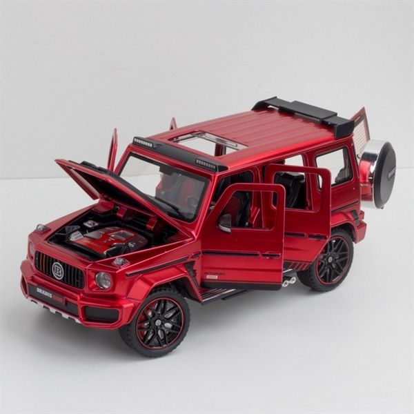 Mô hình xe Mercedes Benz Brabus G800 đánh lái được full open 1:24 Miniauto DC24253 OT398