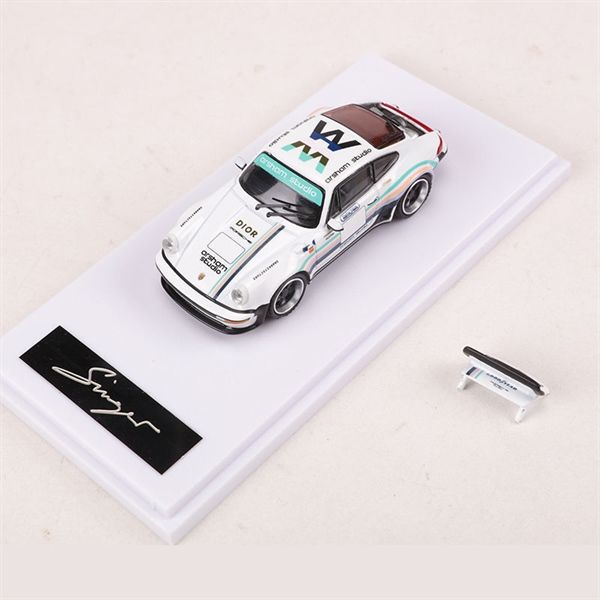 Mô hình xe Porsche 930 Singer Study Artistic Painted Simulation có hộp mica tỉ lệ 1:64 Ghost Player GP64-930