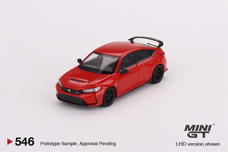 Mô hình xe Honda Civic Type R Rallye Red 2023 W/ Advan GT Wheel tỉ lệ 1:64 MiniGT MGT00546