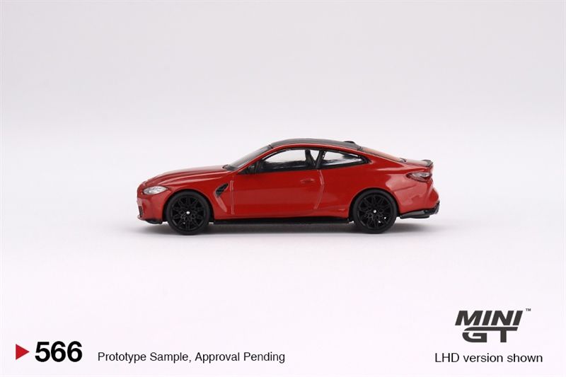 Mô hình xe BMW M4 Competition (G82) Toronto Red Metallic LHD tỉ lệ 1:64 MiniGT