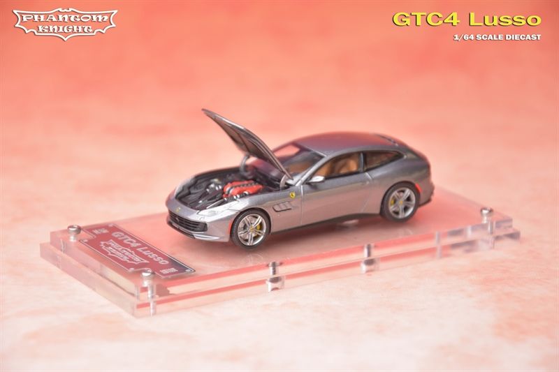 Mô hình xe Ferrari GTC4 Lusco mở được capo tỉ lệ 1:64 Phantom Knight OT64097
