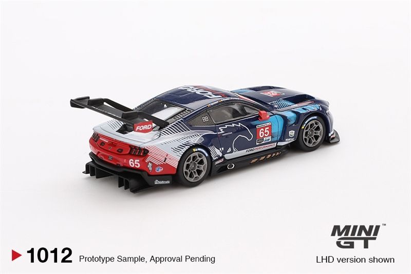 Mô hình xe Ford Mustang GT3 #65 Ford Multimatic Motorsports 2024 IMSA Daytona 24 Hrs tỉ lệ 1:64 MiniGT MGT01012