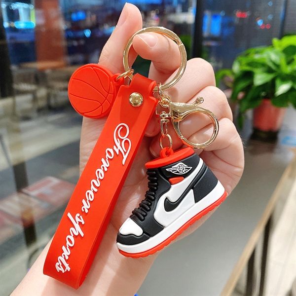 Móc khóa nhựa dẻo - silicon sneaker giầy Nike air jordan 1 MK018