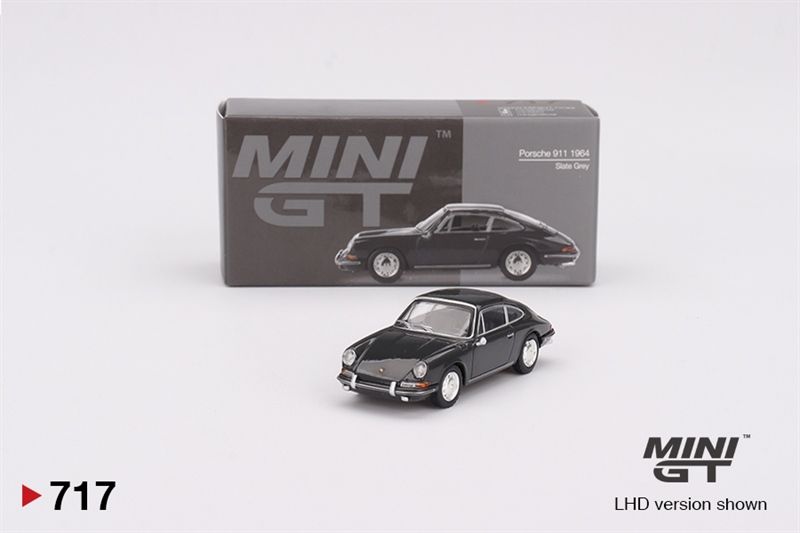 Mô hình xe Porsche 911 1964 Slate Grey tỉ lệ 1:64 MiniGT MGT00717-CH