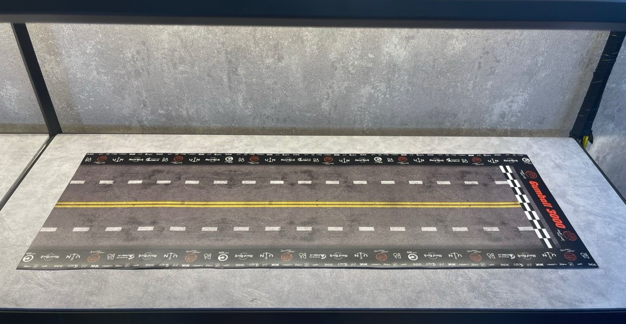 Diorama mặt đường/ bãi đỗ xe parking in PP cán mờ chống nước bụi bẩn khổ dài 20x60cm cho xe mô hình 1:64 DR030
