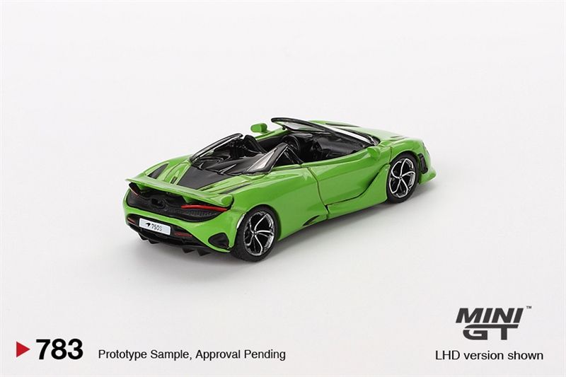 Mô hình xe McLaren 750S Spider Mantis Green tỉ lệ 1:64 MiniGT MGT00783