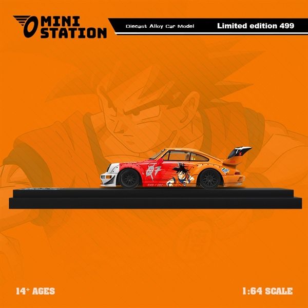 Mô hình xe Porsche Rauh Welt RWB964 custom Dragon ball