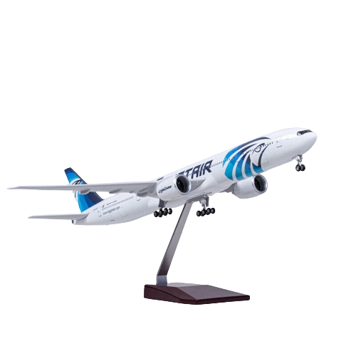 Mô hình máy bay Egypt Air Boeing B777 47cm có đèn led tự động theo tiếng vỗ tay hoặc chạm MB47066 