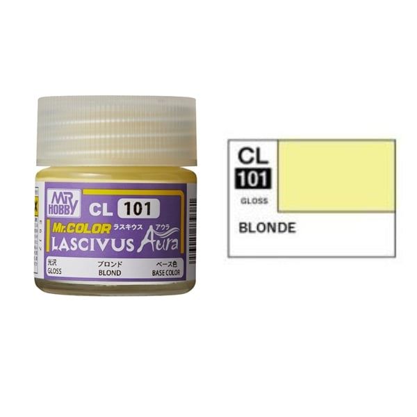 Lacquer CL101 Aura Blonde Lascivus sơn mô hình màu Aura Vàng Lascivus 10ml Mr.Hobby CL10