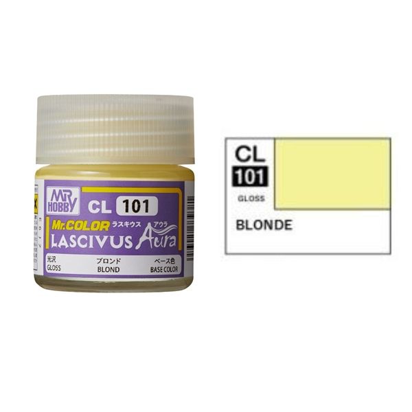 Lacquer CL101 Aura Blonde Lascivus sơn mô hình màu Aura Vàng Lascivus 10ml Mr.Hobby CL10