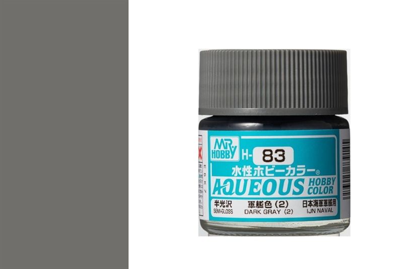 Acrylic H83 Dark Gray sơn mô hình màu xám tối 10ml Mr.Hobby H83
