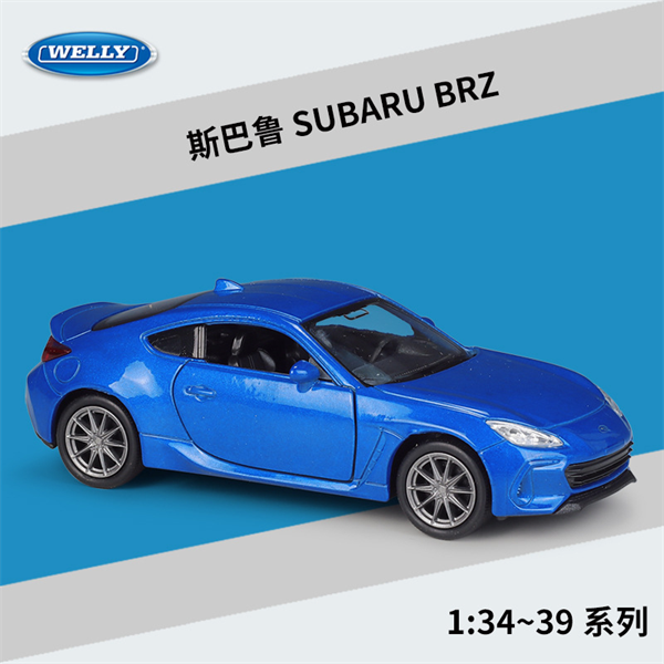 Mô hình xe Subaru BRZ Blue 1:36 Welly 8211