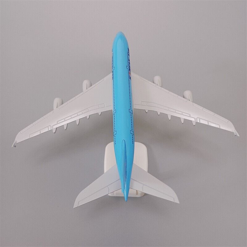 Mô hình máy bay Korean Airlines Blue Airbus A380 20cm MB20027