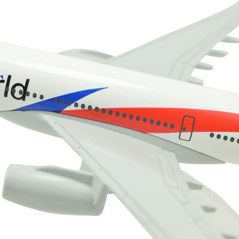  Mô hình máy bay Malaysia Airline One World Airbus A330 16cm MB16117 