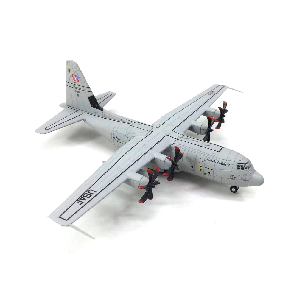 Mô hình máy bay vận tải quân sự C-130 U.S.AIR FORCE USAF AMERICA tỉ lệ 1:200 Ns models MBQS022