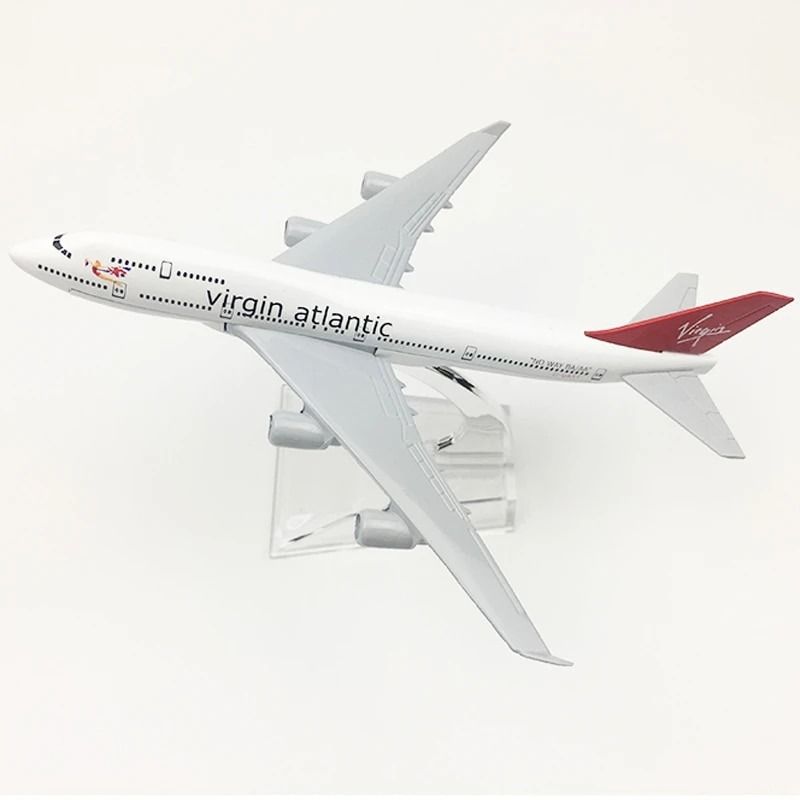 Mô hình máy bay Canada Virgin Atlantic Airways Boeing B747 16cm MB16032