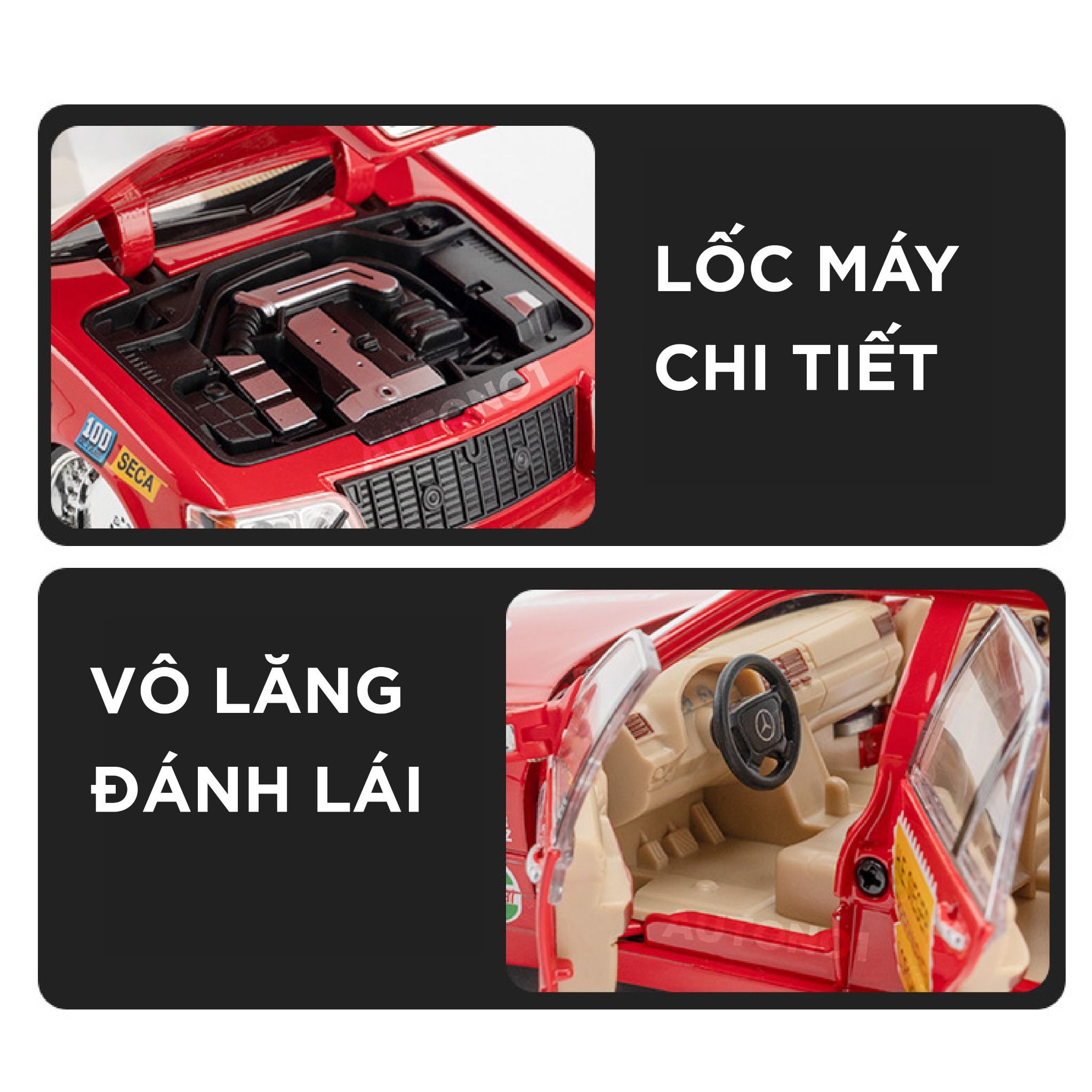Mô hình xe Mercedes-Benz W140 - 300SEL JDM AMG No box full open - full kính - có âm thanh - đèn tỉ lệ 1:24 Jinlifang OT24015