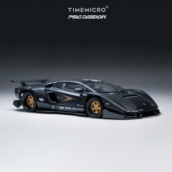 Mô hình xe Lamborghini Countach LP800 PSC Design có hộp mica - double box tỉ lệ 1:64 Time micro TM647701