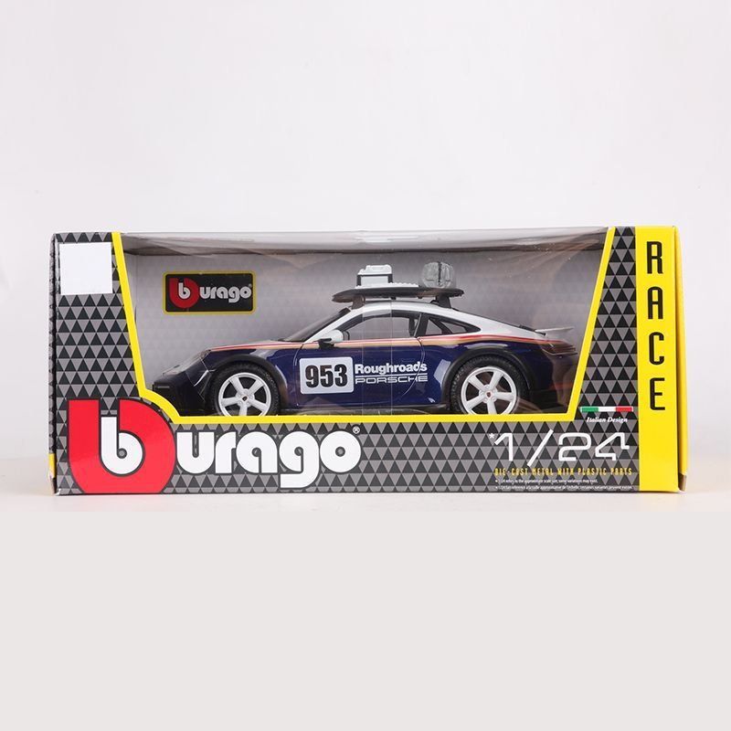 Mô hình xe Porsche 911 Dakar full open có phụ kiện tỉ lệ 1:24 Bburago 18-28029 OT417