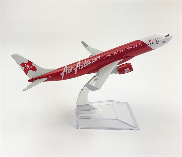 Mô hình máy bay Air Asia.com Boeing B737 16cm MB16047