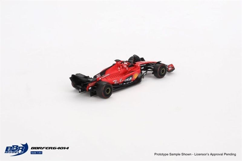 Mô hình xe đua F1 Formular Ferrari SF23 #16 C. Leclerc 2023 Bahrain GP tỉ lệ 1:64 BBR model BBRFER64014