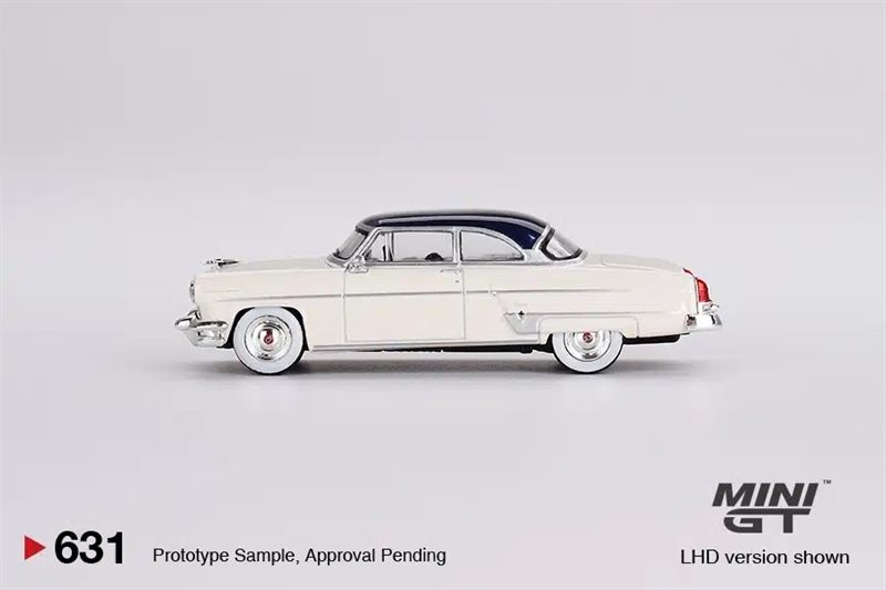 Mô hình xe Lincoln Capri 1954 Arctic White tỉ lệ 1:64 MiniGT MGT00631
