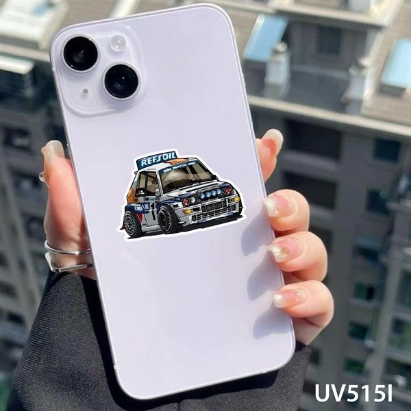 Decal UV Ferrari trang trí mô hình - điện thoại - laptop - máy tính - nón - ly - chống uv kích thước 5 x 5cm Autono1 UV515