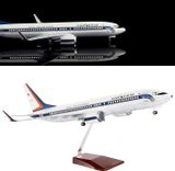  Mô hình máy bay Thủ tướng Thái Lan President of Thailand Boeing B737 47cm có đèn led tự động theo tiếng vỗ tay hoặc chạm MB47058 