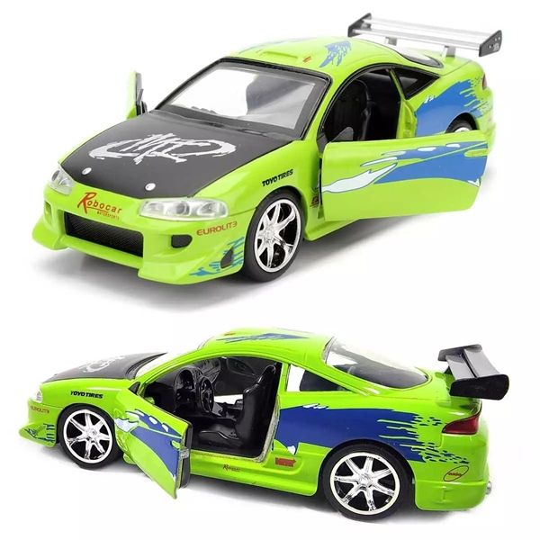 Mô hình xe Mitsubishi Eclipse Brian's Fast & Furious tỉ lệ 1:32 Jada 24075
