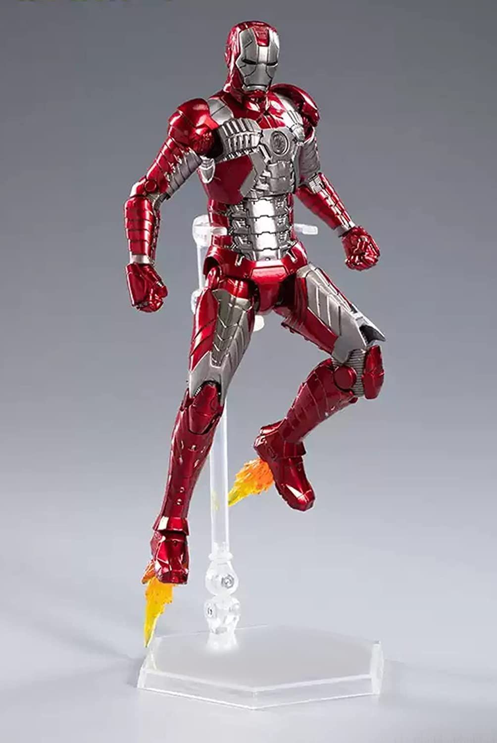  Mô hình nhân vật Marvel Iron man người sắt MK5 Mark V SHF tỉ lệ 1:10 18CM ZD Toys FG262 