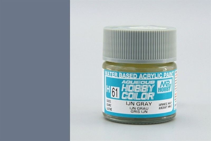 Acrylic H61 IJN Gray sơn mô hình màu xám đậm 10ml Mr.Hobby H61