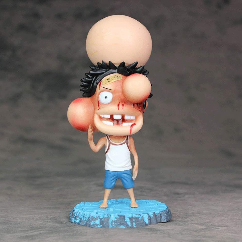 Mô hình nhân vật Onepiece Luffy mặt sưng 16cm FG115