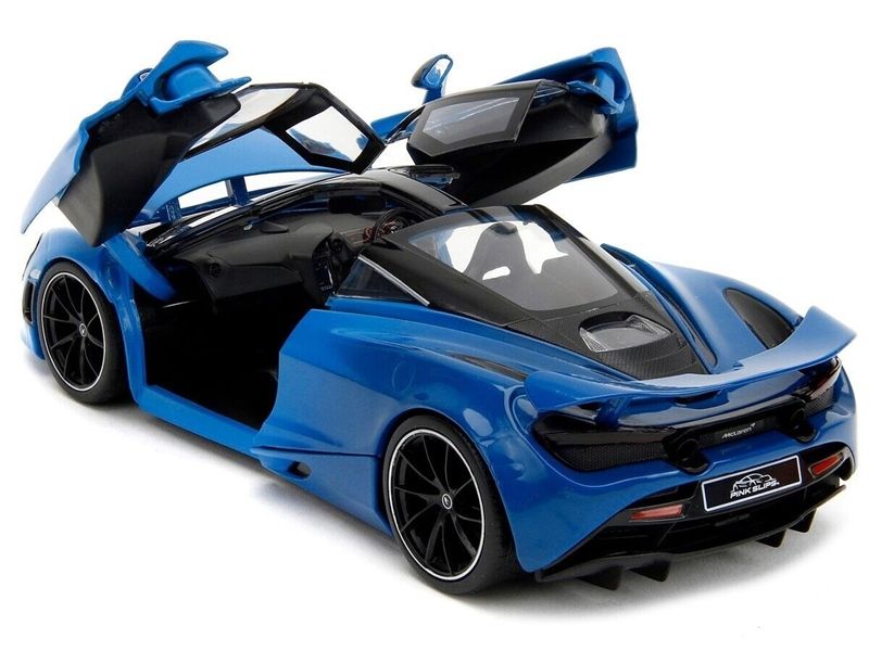 Mô hình xe McLaren 720S Blue Pink Slips tỉ lệ 1:24 Jada Toys 34850