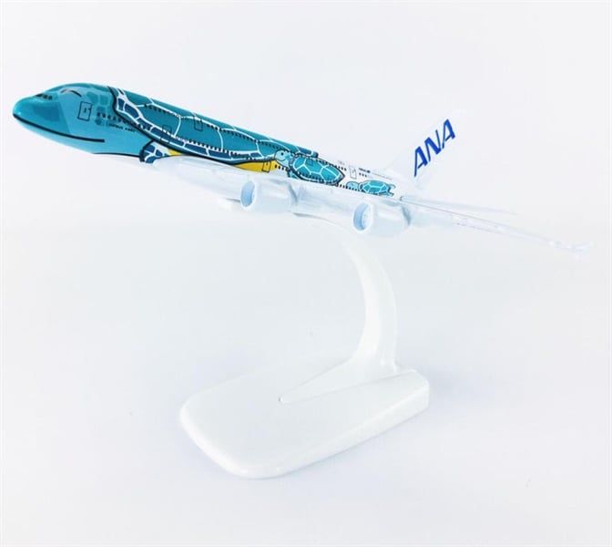Mô hình máy bay ANA Green Turtle Kai A380 có đế 16cm MB16209